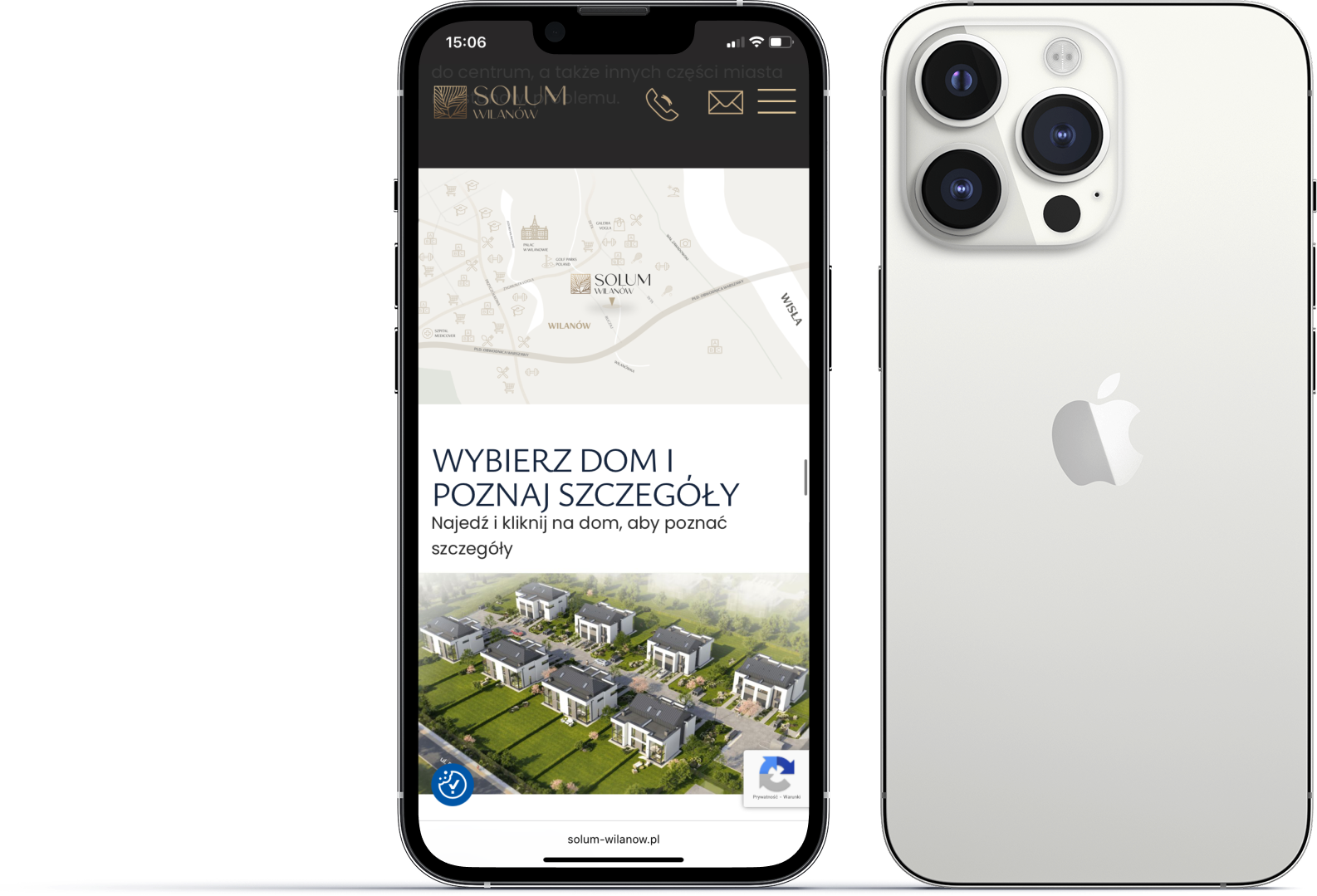 Strona internetowa Solum Wilanów