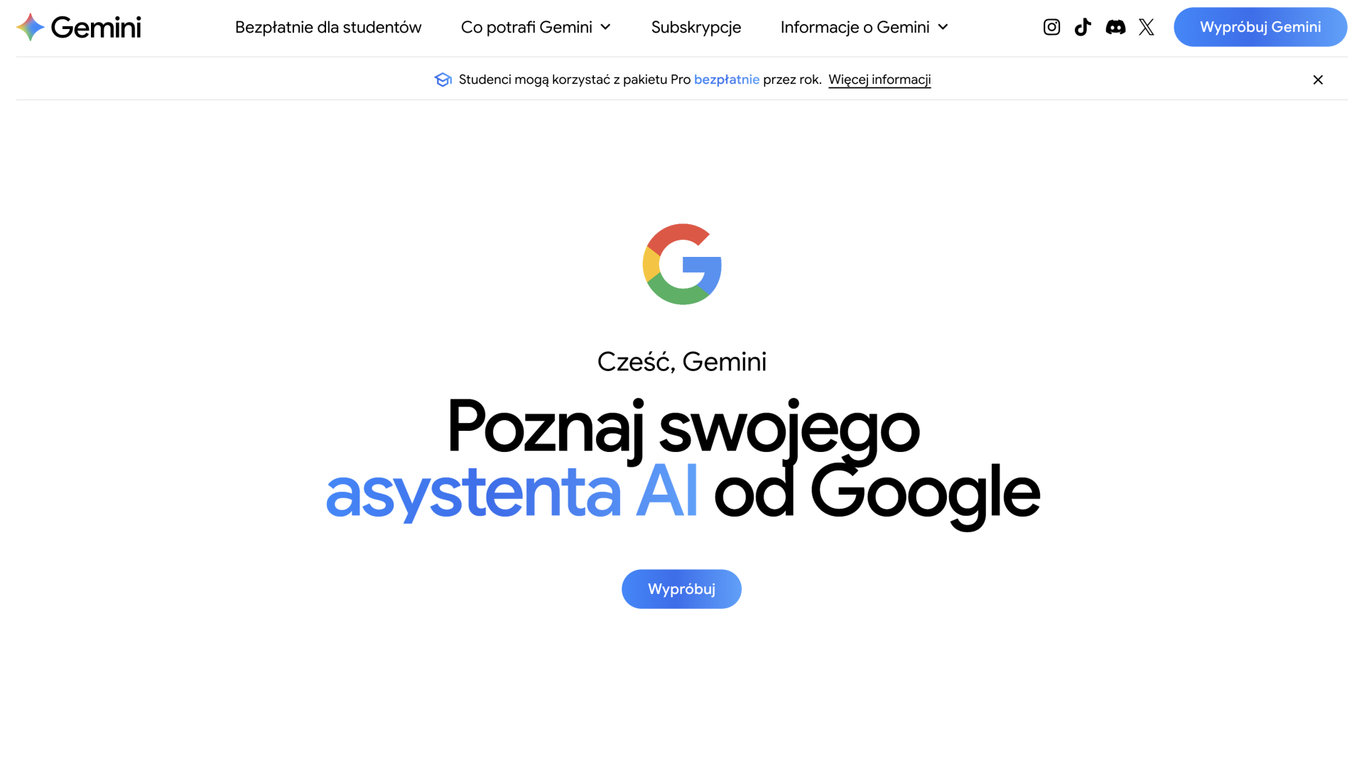 Google Gemini – AI w przeglądarce Chrome